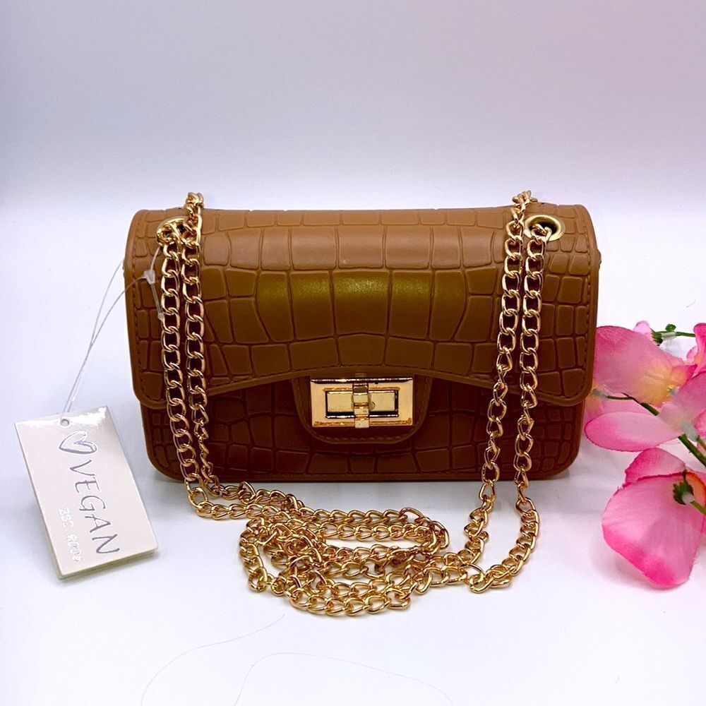 Womens Small Vegan Crossbody Shoulder Bag Purse